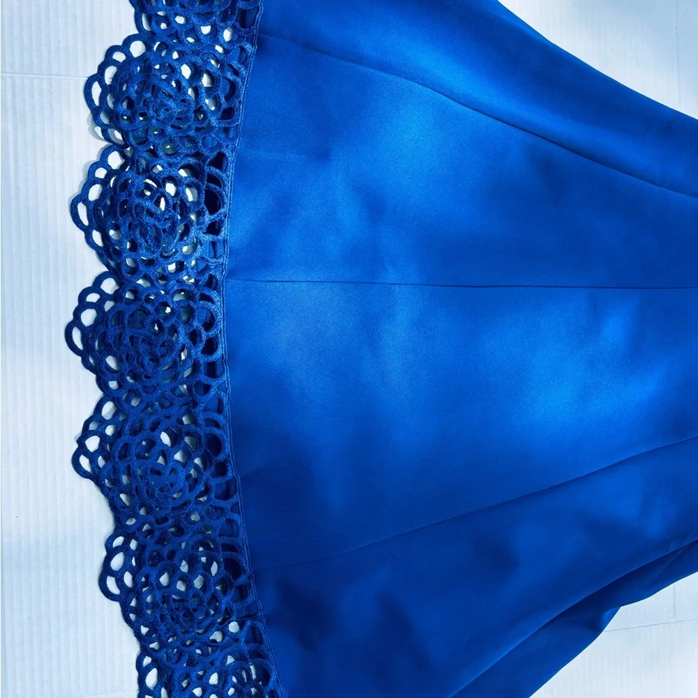Donna Ricco Royal Blue Midi Dress - Picture 3 of 5